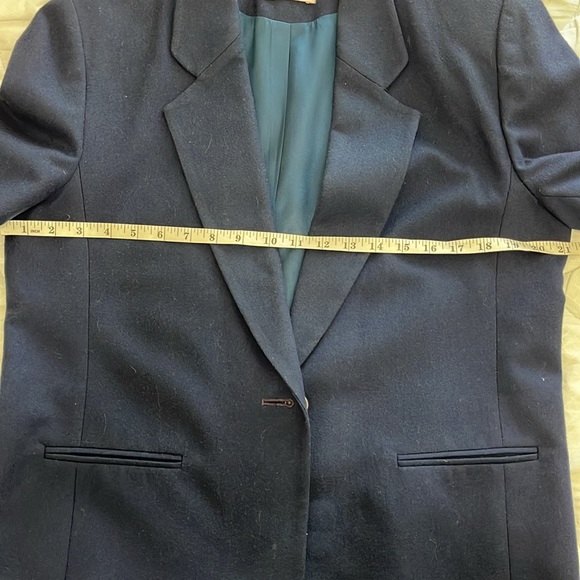 Pendleton Blazer Jacket Women's 100% Wool Blue Size 16 - Picture 11 of 13